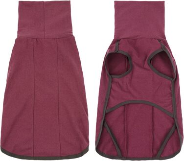 Світшот для собак Heywean з флісу, теплий пуловер для маленьких та середніх собак, одяг для домашнього та зовнішнього використання, колір бордовий (M, 1 шт.)
