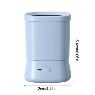 Автоматичний очисник лап для собак - 2 швидкості, захист від бризок, аксесуар для догляду вдома, у подорожах, на природі