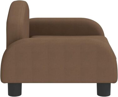 Ляжка для собак, м'яка, коричнева, 50 x 40 x 30 см - ідеально для маленьких собак та котів