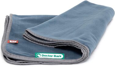 Doctor Bark м'яка флісова гігієнічна ковдра для собак, прана при 95°C, для дивану та лежанки, 120x90 см, беж, Німеччина