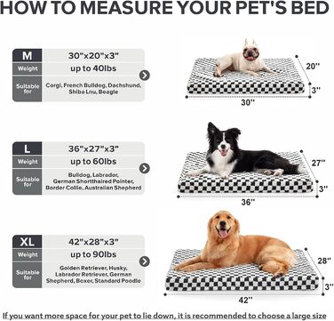 Ортопедичне ліжко для собак великих порід JOEJOY, 106,7 x 71,1 см, сірий колір, XL (42x28), знімний, пральний чохол, м'яке, сучасне ліжко з Memory Foam