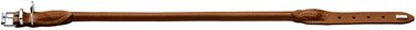 Ошийник для собак HUNTER ROUND & SOFT ELK, м'яка шкіра, круглий, захист шерсті, 50 см, коньячний