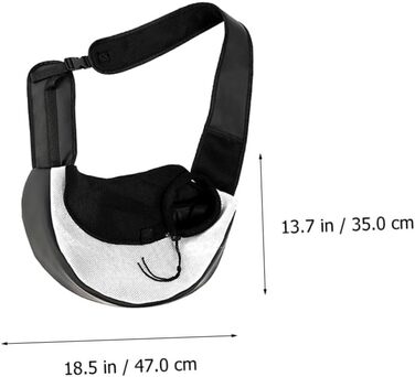 Переноска для котів та маленьких собак PENIKOKO, складана, з сіткою, велика місткість, міцна, поліестер/ПВХ