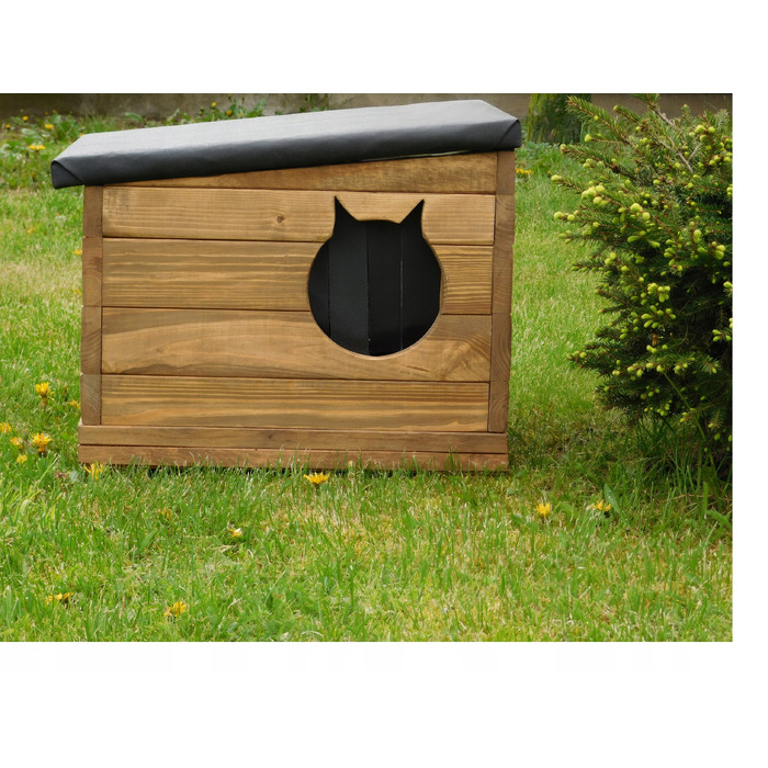 Будиночок для кота Gumiś, багатоколірний, прямокутний, 54 см x 46 см