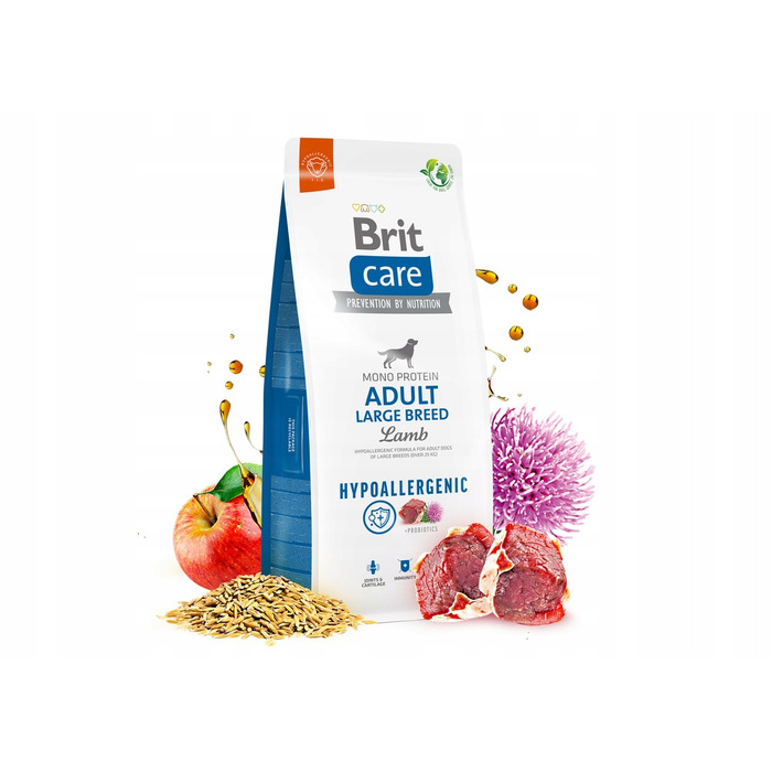 Сухий корм Brit Care Hypoallergenic для дорослих собак великих порід з ягнятимим, 14 кг