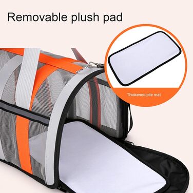 Складана переноска для тварин, рюкзак для вигулу собак та котів, переноска для подорожей з вентиляцією, рюкзак для вигулу цуценят та котів