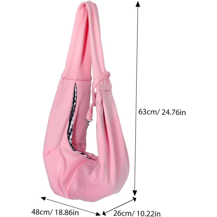 Трансформер для собак і котів FONDOTIN: рожева переноска для подорожей з регульованим ремінцем