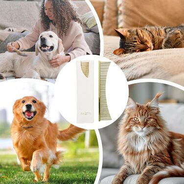 Гребінець для котів Flohkamm - догляд за шерстю, аксесуари для домашніх тварин. Підходить для собак, довгошерстих порід, цуценят. Золотий колір.