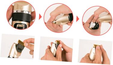 Машинка для стрижки шерсті тварин Supvox Tierhaarschneidemaschine з керамічним ножем, тиха та потужна