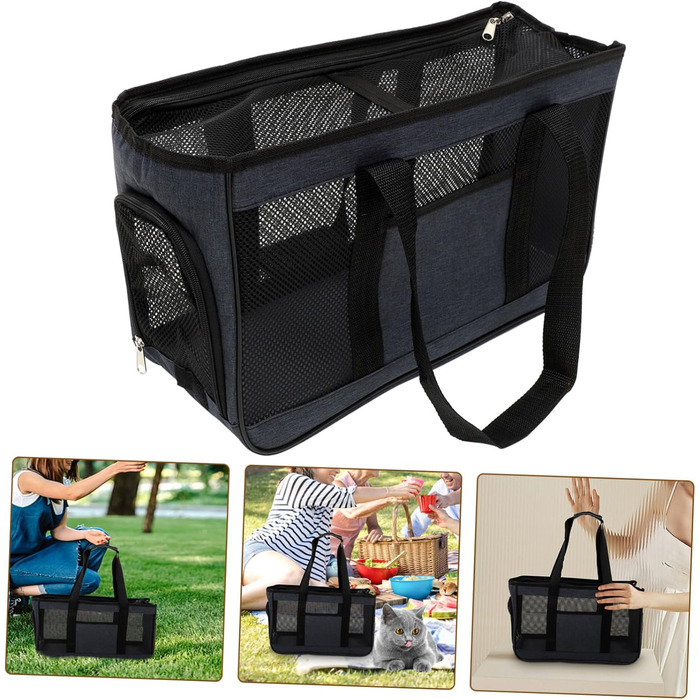 Транспортна сумка для котів та собак Warmhm з вентиляцією, миється, складається, для подорожей та вигулів
