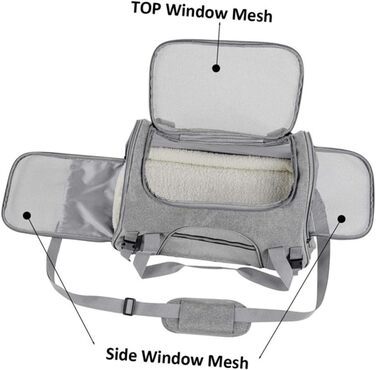 Рюкзак для тварин Supvox: великий, дихаючий, для подорожей та вигулу