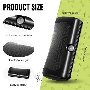 Ефективна щітка для собак та котів Fellwunder, Groomify: видалення линяння, комфортна ручка