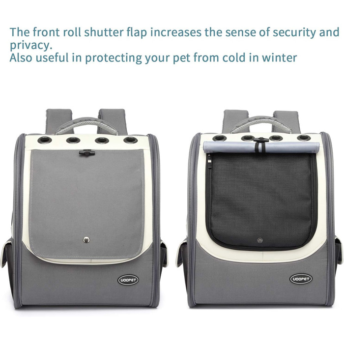 Рюкзак для котів та собак, великий, на 2 тварин, для подорожей, схвалений авіакомпаніями