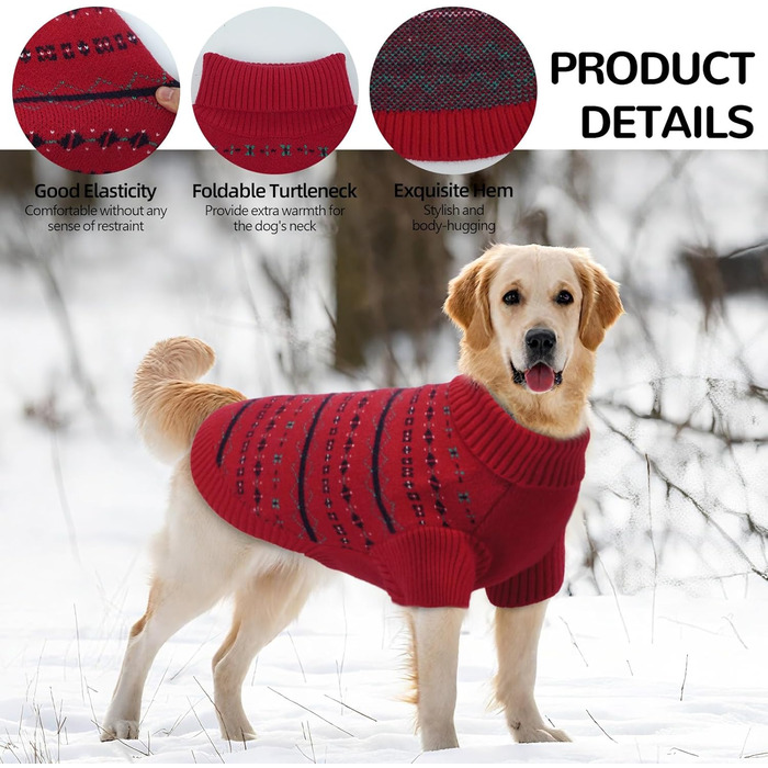 Теплий пуховик для собак великих порід від Atag, м'який зимовий пуховик для собак, дихаючий, з трикотажним коміром, одяг для собак для хлопчиків та дівчаток, морський колір, розмір X-Small, червоний