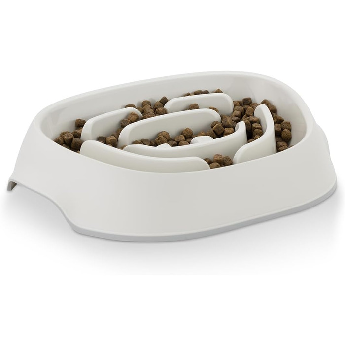 Миска Antischlingnapf Balou Weiß 950ml від Knuffelwuff: миска для собак з неслизьким силіконом, 950 мл