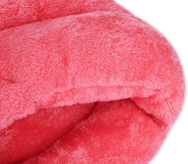 Кімната-ліжко для собак та котів ITODA: м'яке, тепле місце для відпочинку вдома (рожевий)