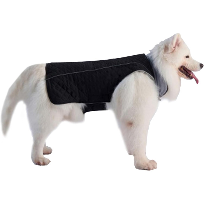 Зимовий теплий одяг для собак: куртка з коміром-стійкою, тепла ізольована верхня частина з м'яким флісом, костюм для цуценят з вітронепроникним дизайном, одяг для собак маленьких та середніх розмірів для прогулянок у холодну погоду