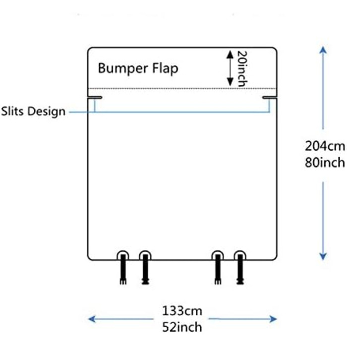 Чохол на сидіння для собак великих порід Cargo-Liner, XL, чорний, 208x132 см (82'x51')