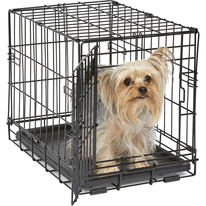 Кія MidWest Homes for Pets iCrate Modell 1518 для собак, чорна, 46 x 31 x 36 см