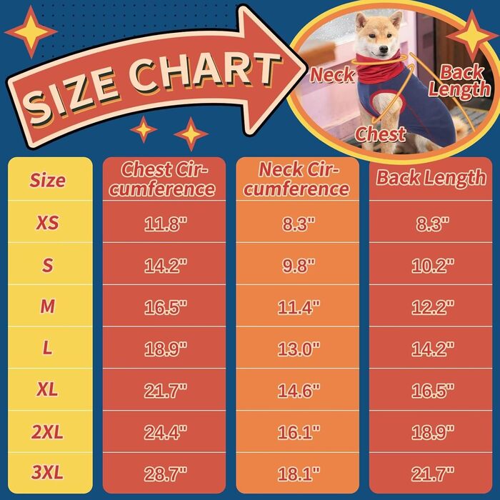 Пуловер для собак IECOii: теплий флісовий пуловер, толстовка, жилетка для собак, нашийник-воріт, сірий, розмір L (обхват грудей 48 см), 2XL (обхват грудей 62 см), темно-синій